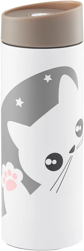 Termopuodelis Kitty 350 ml tamsiai pilkas AMBITION