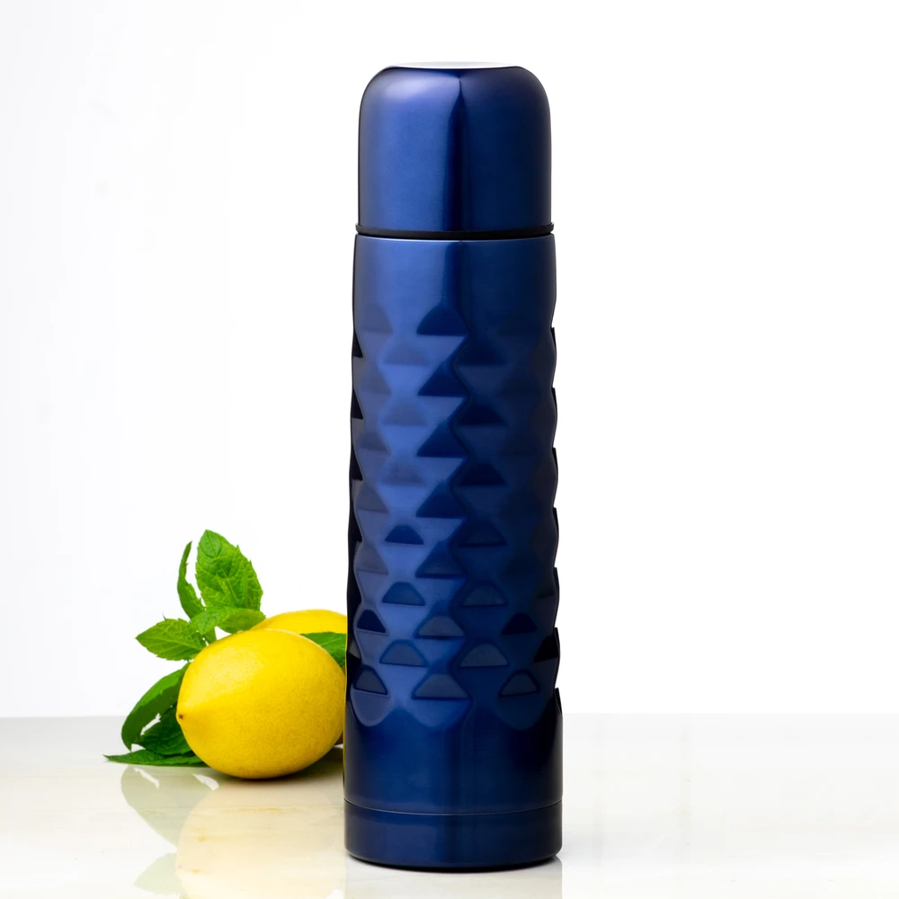 Termos do kawy i herbaty Tesoro 600 ml tamsiai mėlyna AMBITION