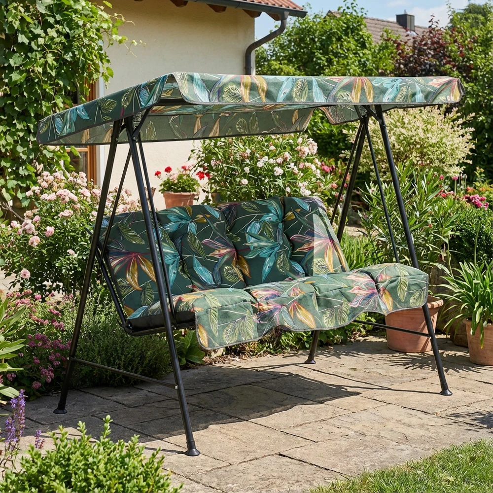 Sūpuoklė PATIO Tora Juodas Edition G058-02PB, 175x95x140 cm