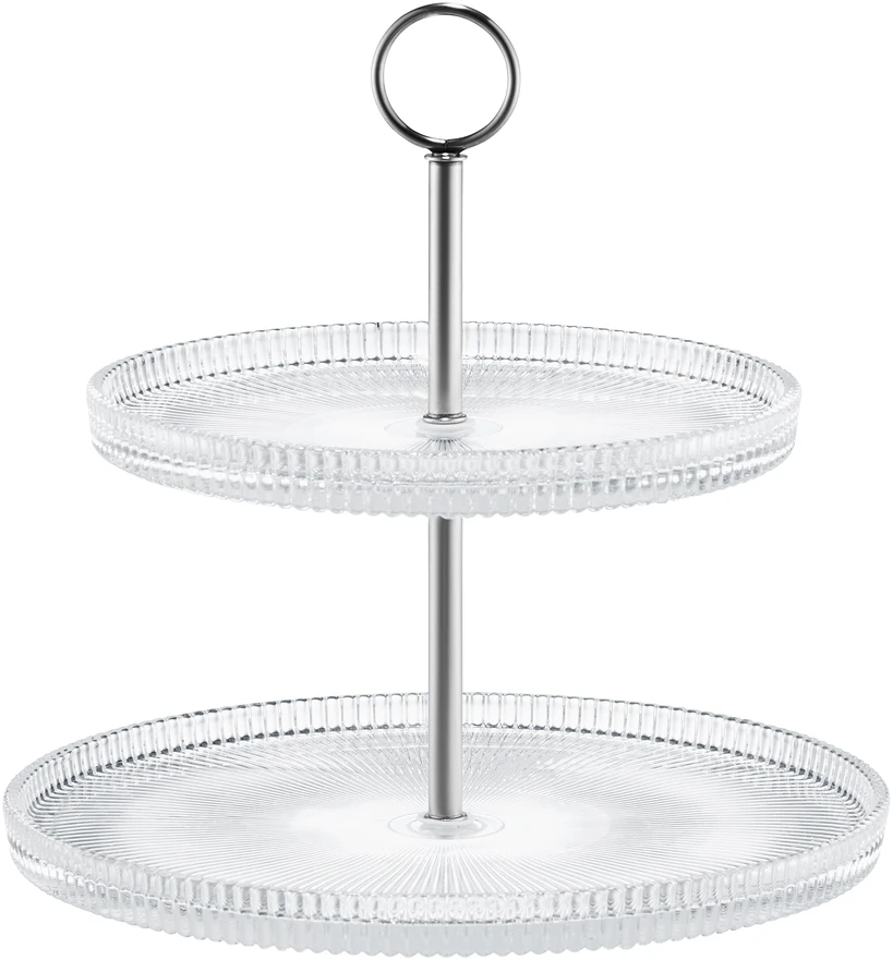 Tortinė Ambition Skirtas garbanotiems plaukams, 24 cm, dviejų lygių, sidabrinė rankena