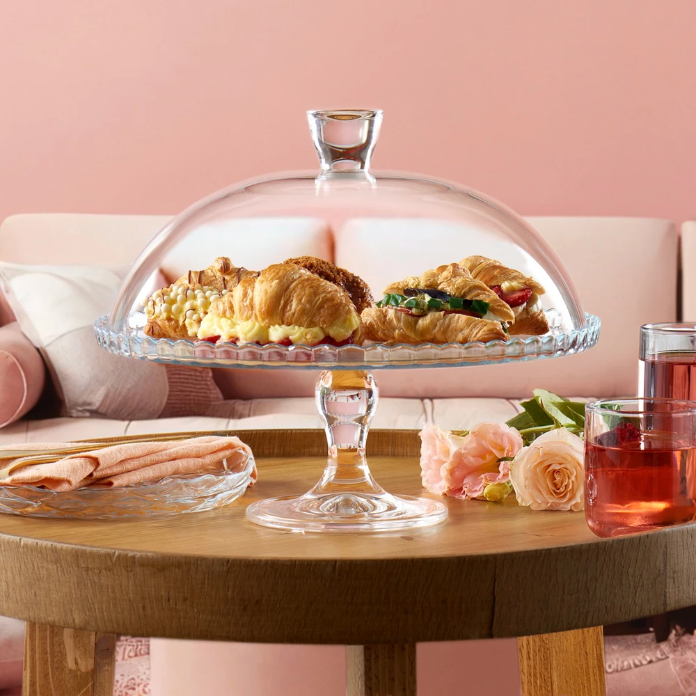 Secret de Gourmet stiklinė tortinė su dangčiu 32 cm