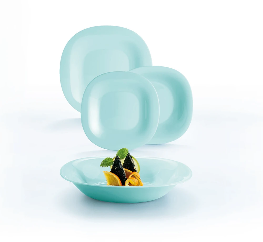 Vakarienės rinkinys 6 asmenims Carine Neo Turquoise 18 dalių LUMINARC