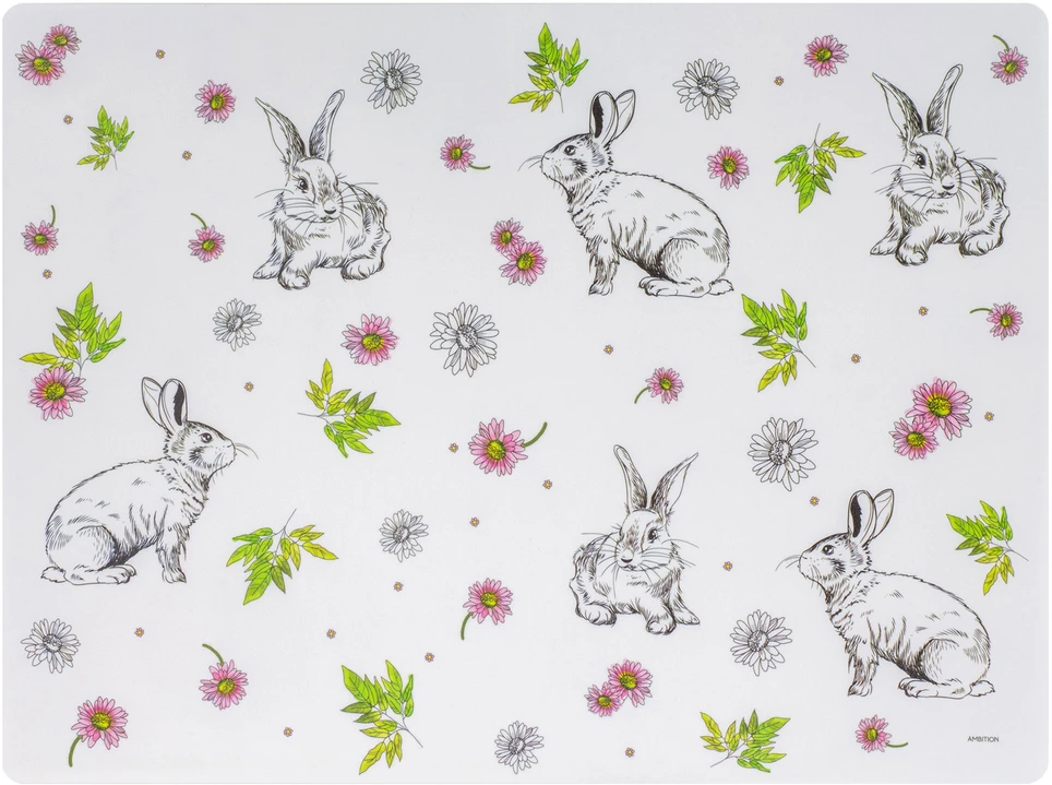 Velykinis padėkliukas Alice Bunnies 40 x 30 cm AMBITION