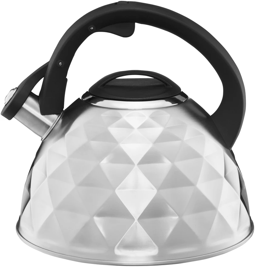 Virdulys su gwizdkiem Diamond 2,5 l plieno AMBITION