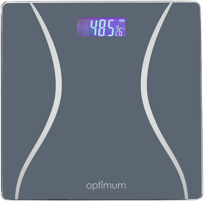 Vonios svarstyklės WG-0168 pilka OPTIMUM