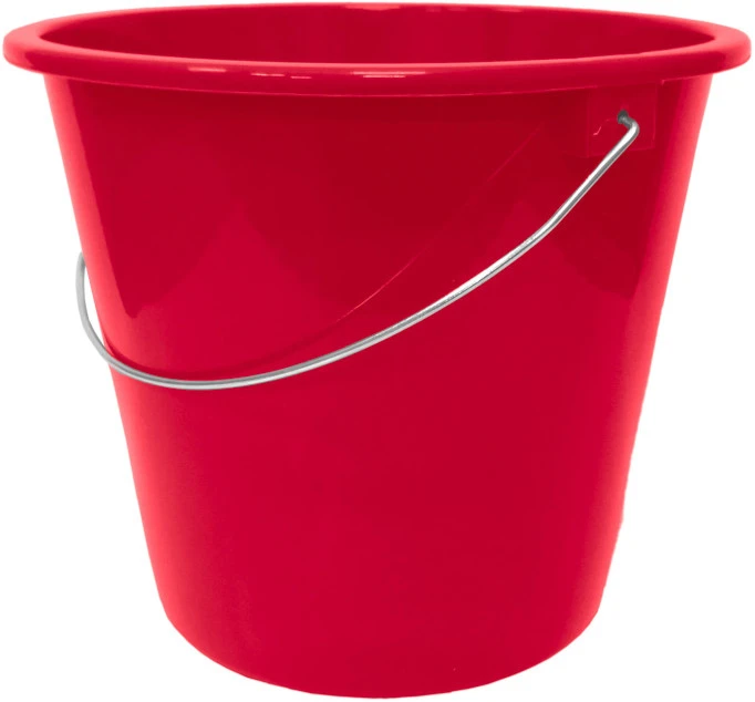 Kibiras plastikinis 5 l raudona spalva Jotta 229001
