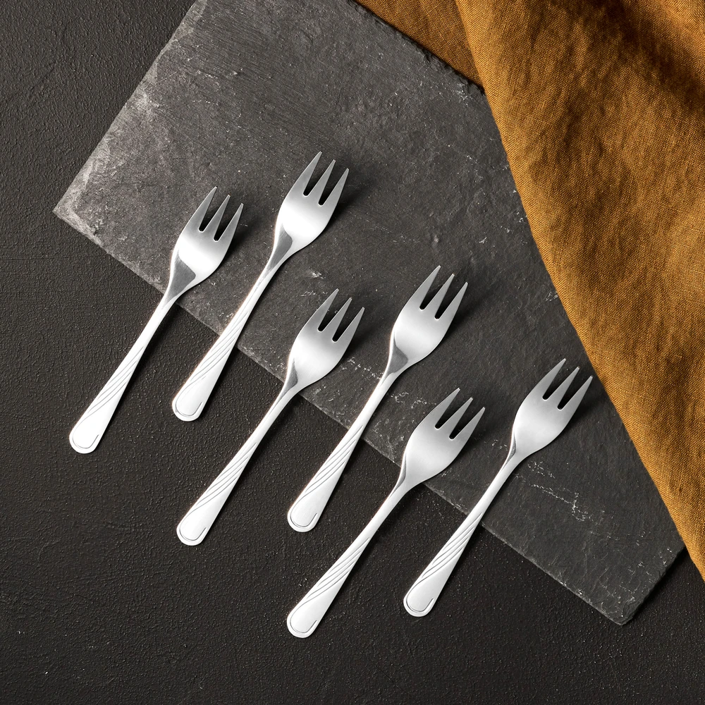 Ambition „Napoli“ pyrago šakutė 13,5 cm 6 colių. AMBICIJOS