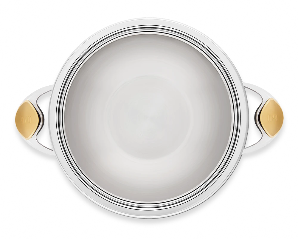 "Zepter" Wok keptuvė su dangčiu ir analoginiu temperatūros indikatoriumi