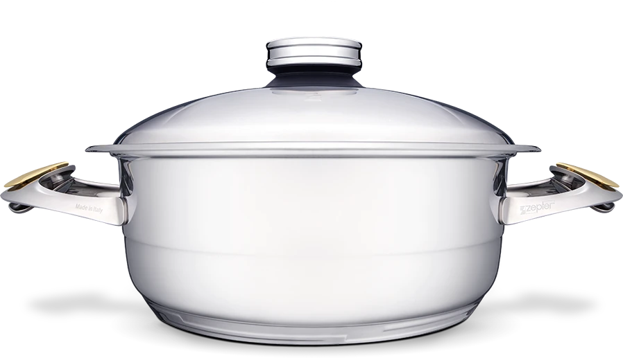 HOME ART. &amp; SALES SERVICES AG, Sihleggstrasse 23, 8832 Wollerau - Šveicarija "Zepter" Troškintuvas, 4,0 l, Ø24 cm su Analoginiu Temperatūros Indikatoriumi