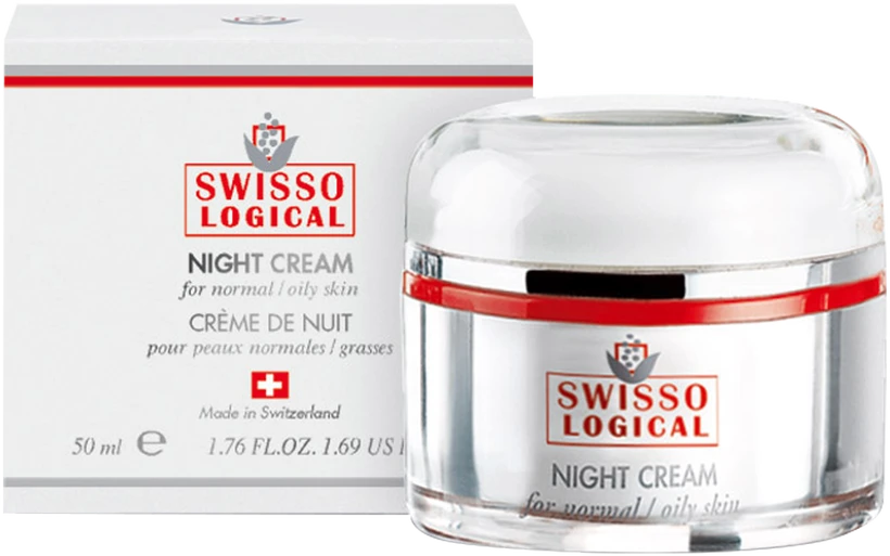 Swisso Logical naktinis kremas normaliai ir riebiai odai