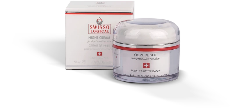 Swisso Logical naktinis kremas sausai ir jautriai odai