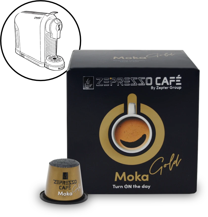 ZEPRESSO KAVOS KAPSULĖS „MOKA GOLD“