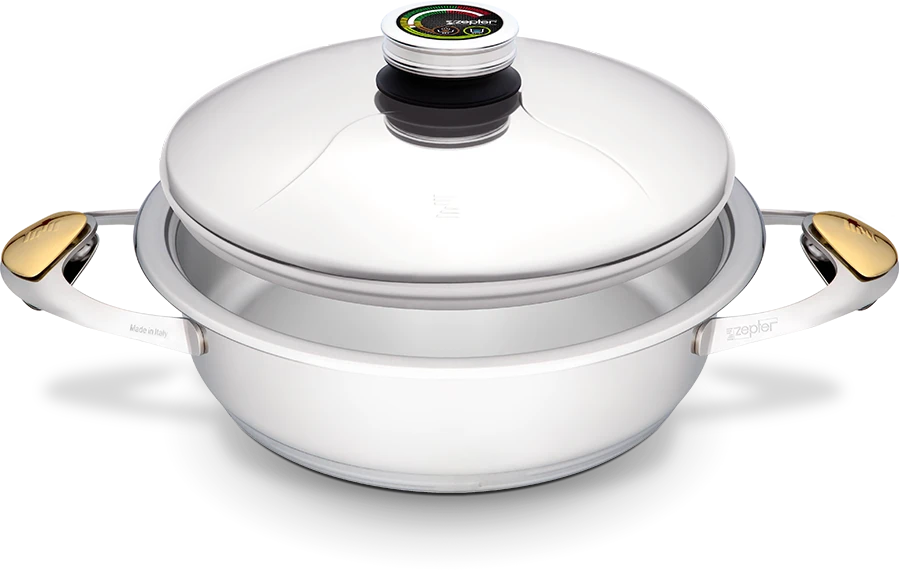 "Zepter" Troškintuvas - 3,0 l, Ø24 cm, URA Technologija, Analoginis Temperatūros Indikatorius