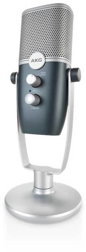 AKG Ara - professional USB condenser microphone, mėlynas-sidabrinis