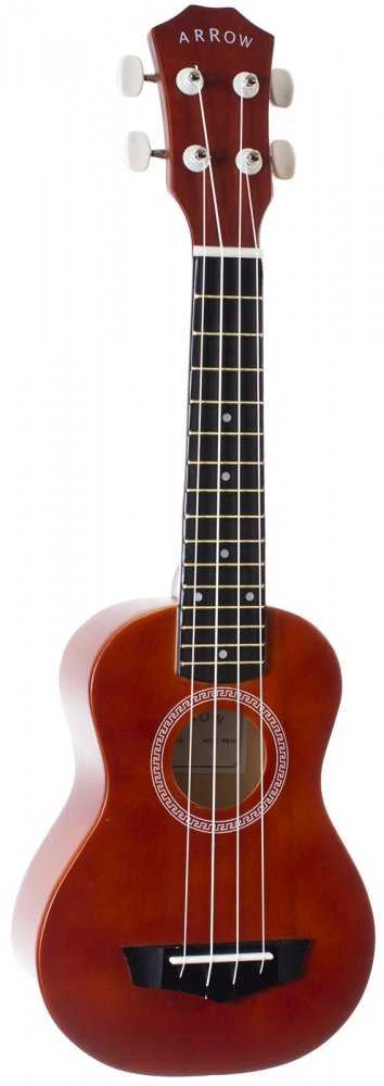 Arrow Guitars Sopraninės ukulėlės komplektas Arrow PB10, natūralios spalvos