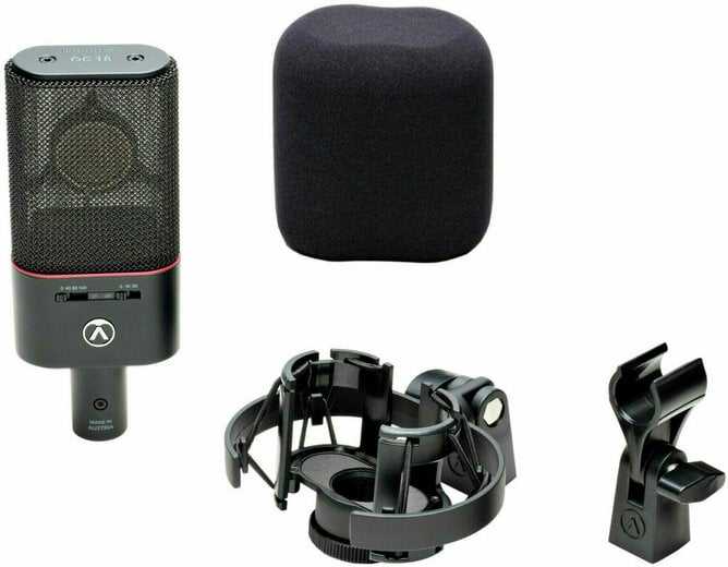 Austrian Audio OC18 studijinis komplektas - didelės diafragmos kondensatorinis mikrofonas