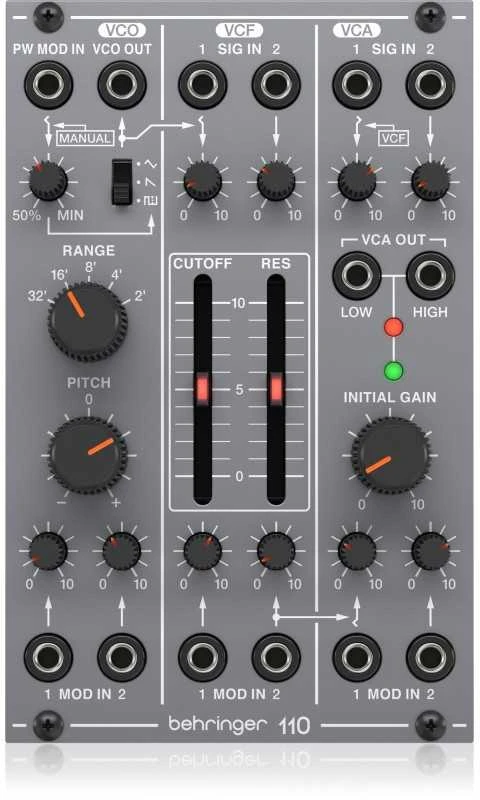 Behringer 110 VCO/VCF/VCA Modulis syntezatora modularnego