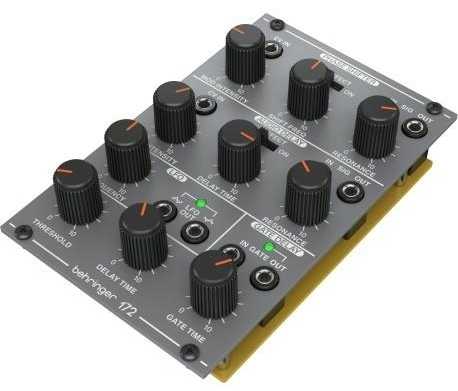 „Behringer 172 PHASE SHIFTER/DELAY/LFO“ modulis, modulinis sintezatorius