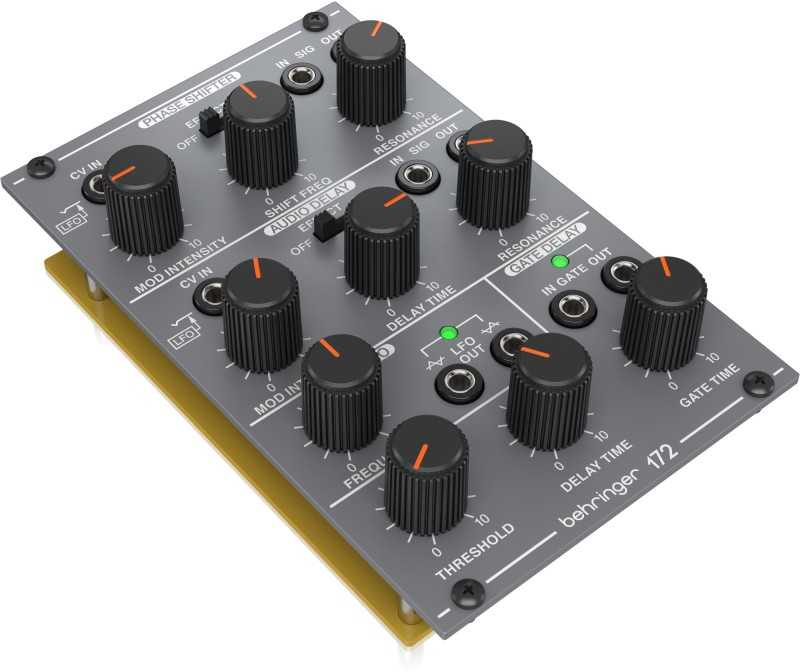 „Behringer 172 PHASE SHIFTER/DELAY/LFO“ modulis, modulinis sintezatorius