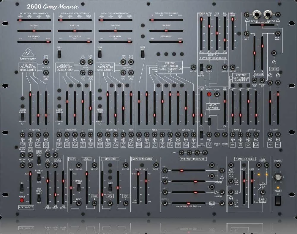 Behringer 2600 GRAY MEANIE analoginis sintezatorius