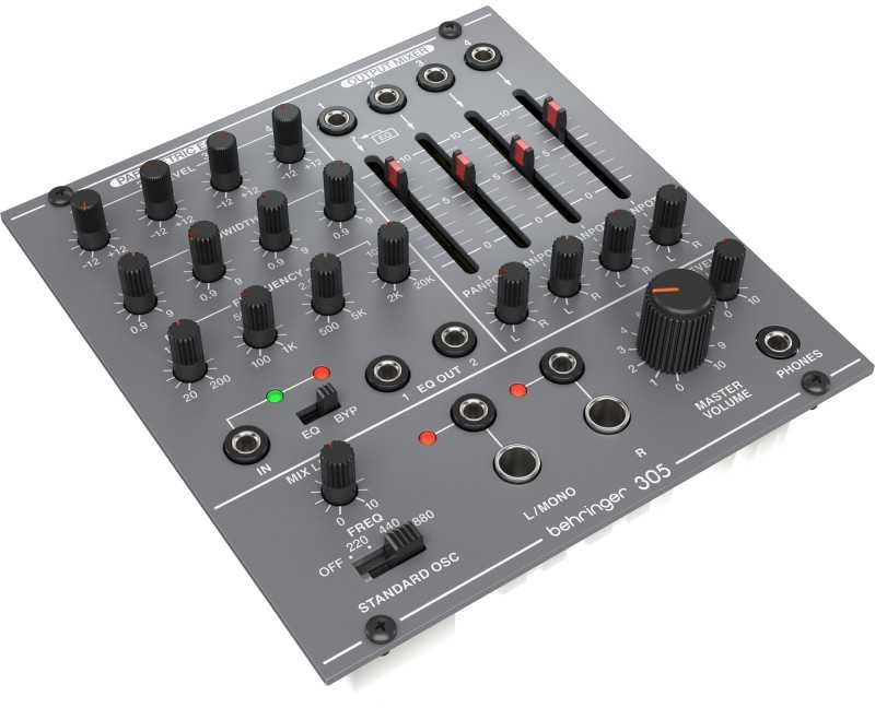 „Behringer 305 EQ/MIXER/OUTPUT Modulis“ modulinis sintezatorius