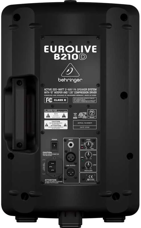 Kompiuterio kolonėlės Behringer EuroLive B210D Aktyvus garsiakalbis