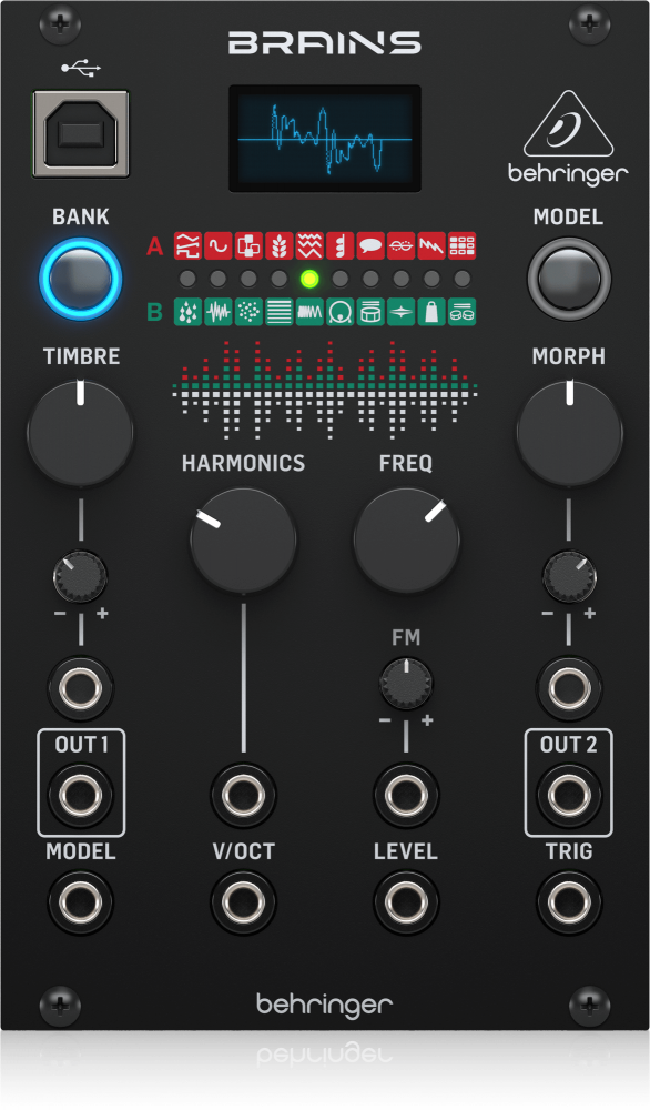 „Behringer BRAINS“ – kelių variklių osciliatoriaus modulis, skirtas „Eurorack“