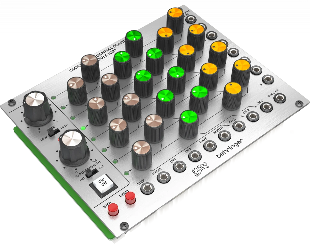 Behringer 1027 CLOCKED SEQUENTIAL CONTRO modulinio sintezatoriaus modulis, 2500 serija