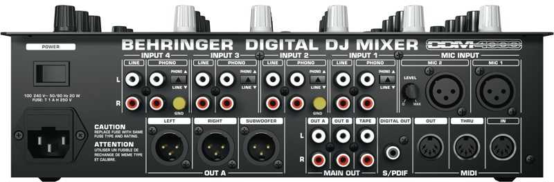 Behringer DDM4000 garsų maišiklis 5 kanalai