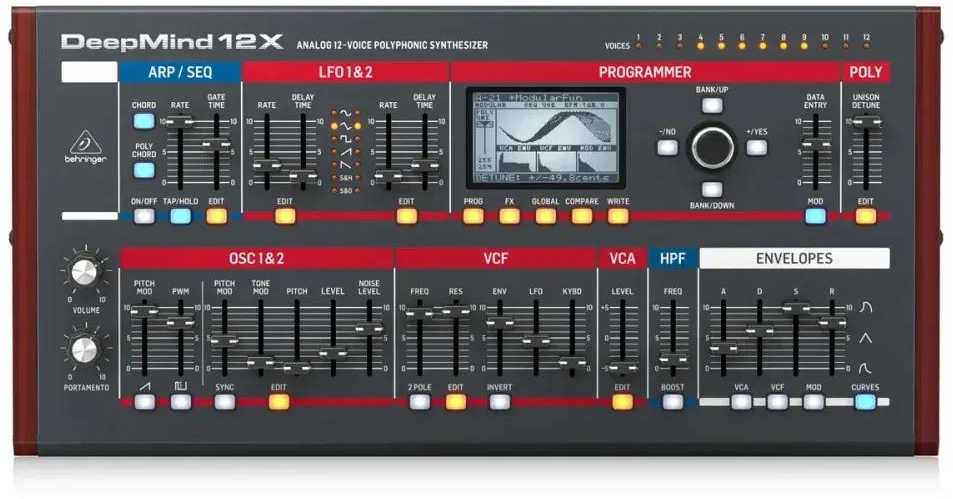 Behringer DEEPMIND 12XD stalinis analoginis sintezatorius