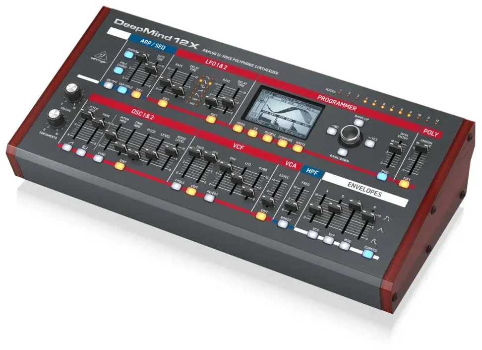 Behringer DEEPMIND 12XD stalinis analoginis sintezatorius