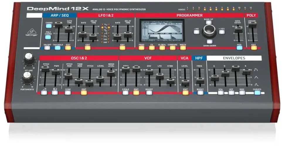 Behringer DEEPMIND 12XD stalinis analoginis sintezatorius