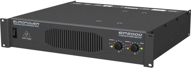Behringer EP2000 garso stiprintuvas Pasirodymai / scena Juoda
