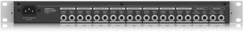 Garso stiprintuvas - Behringer HA8000 V2 8 kanalų scenai