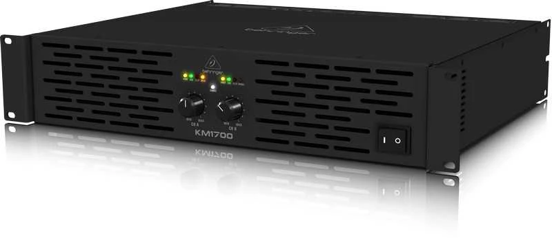 Behringer KM1700 garso stiprintuvas, skirtas pasirodymams ir scenai, juodas