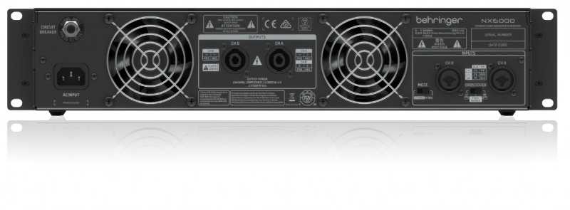 Behringer NX6000 - Stiprintuvas mocy