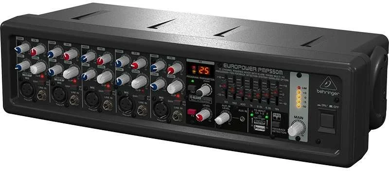 Behringer PMP550M garso pultas, 5 kanalai, 20 - 20000 Hz, juodas
