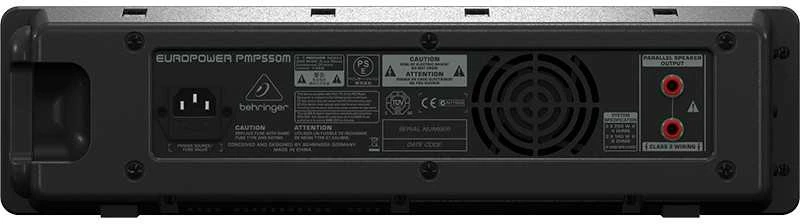 Behringer PMP550M garso pultas, 5 kanalai, 20 - 20000 Hz, juodas