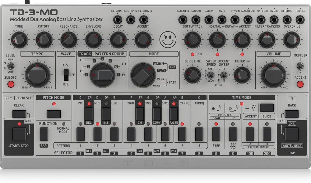 Behringer TD-3-SB Analoginis sintezatorius Sidabras