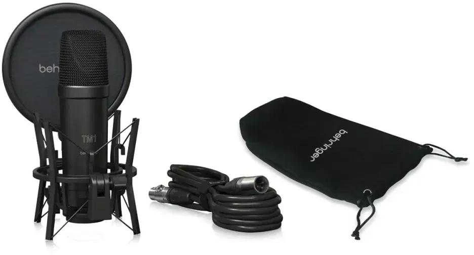 „Behringer TM1 Rec“ rinkinys: mikrofonas + priedai