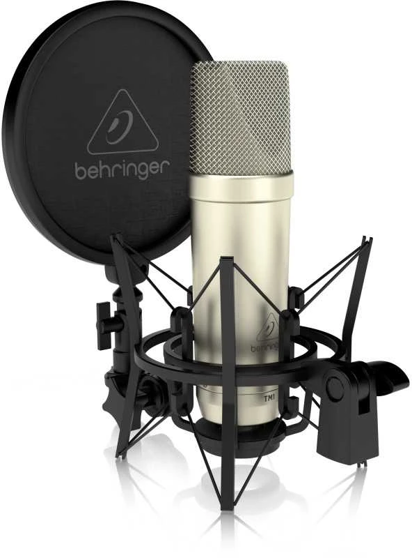 Behringer TM1 – įrašymo rinkinys: didelio ploto mikrofonas + priedai