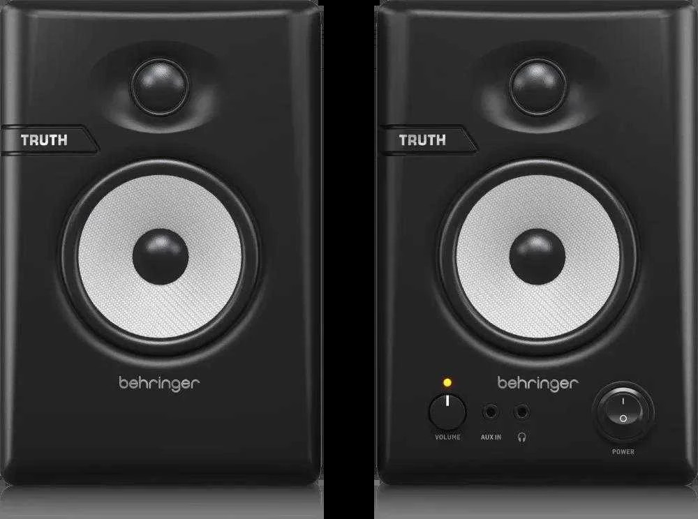 Kompiuterio kolonėlės „Behringer TRUTH 3.5“ aktyvių studijos monitorių pora, 3,5 colio