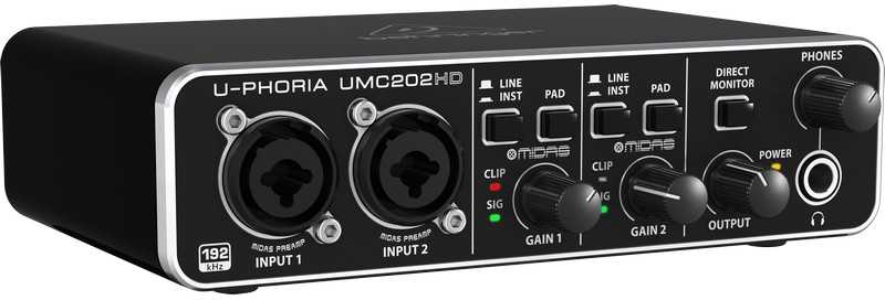 Garso plokštė Behringer UMC202HD
