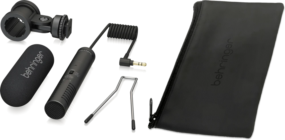 Behringer VIDEO MIC X1 – kondensatoriaus mikrofonas mobiliesiems įrenginiams