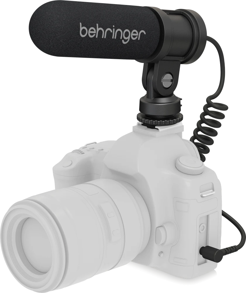 Behringer VIDEO MIC X1 – kondensatoriaus mikrofonas mobiliesiems įrenginiams
