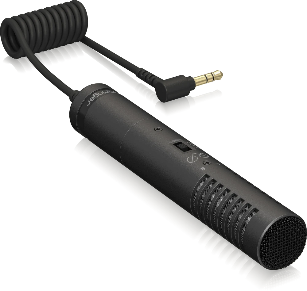 Behringer VIDEO MIC X1 – kondensatoriaus mikrofonas mobiliesiems įrenginiams