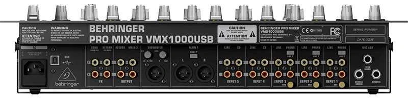 Behringer VMX1000USB Maišytuvas DJ