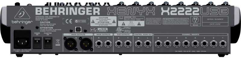 GArso Pultas - Behringer XENYX X2222USB 22 Kanalai