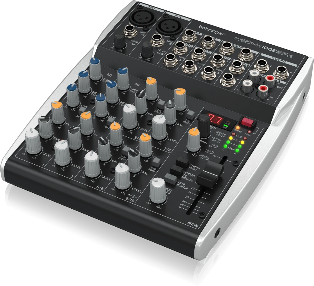 Behringer XENYX 1002SFX - audio mixer