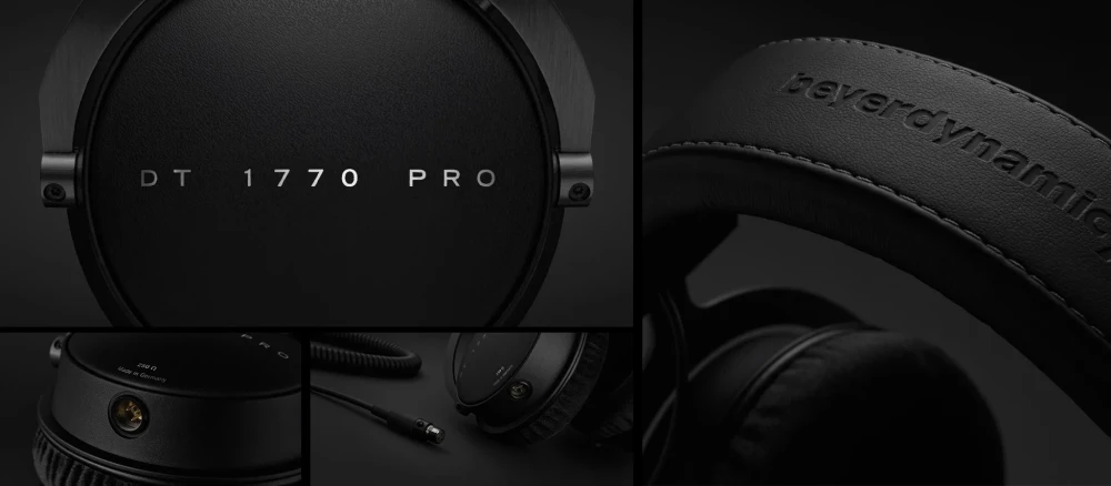 DT 1770 PRO MKII ausinių dizaino elementai